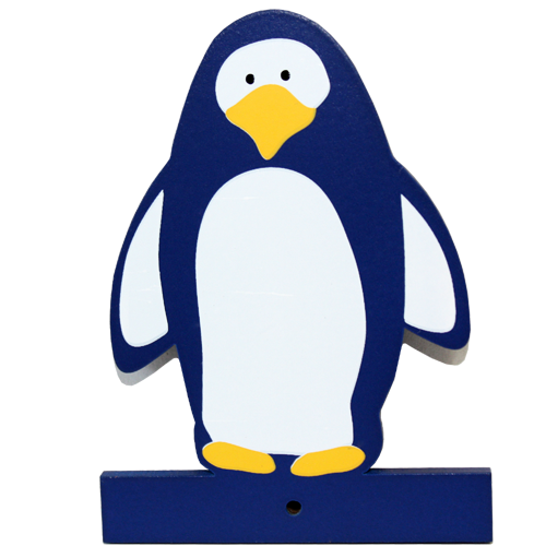 Motiv für die Kindergarderobe Pinguin