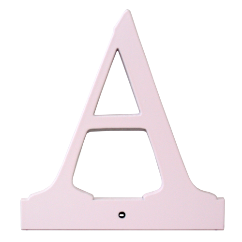 Buchstabe A - rosa