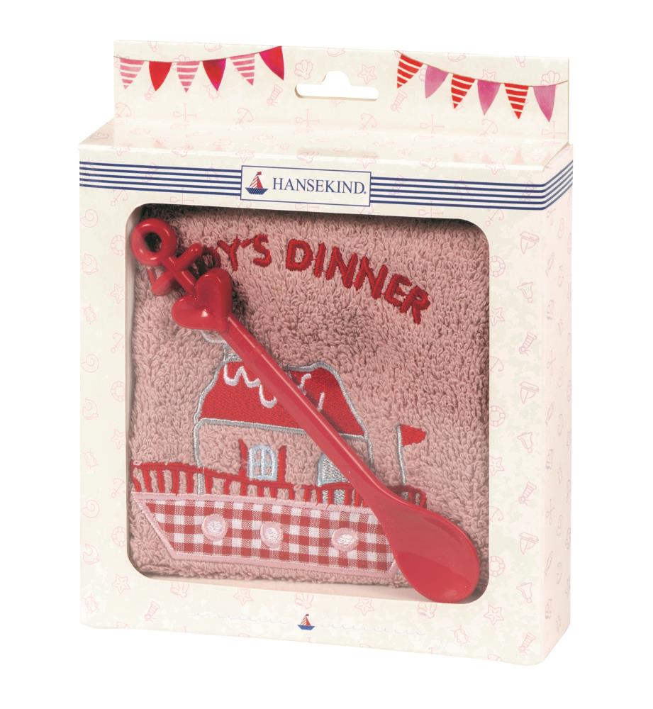Geschenkeset Lätzchen mit Löffel
