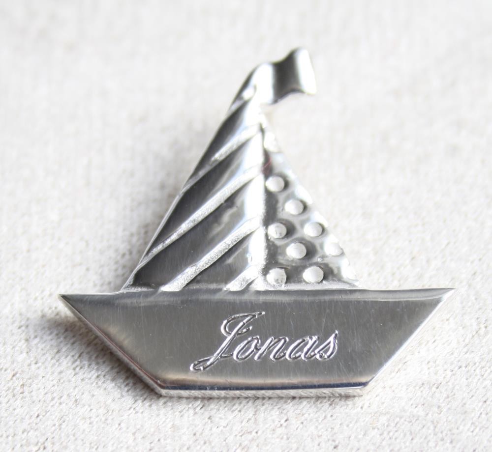 Ketten- Segelschiff-Anhänger, Sterlingsilber