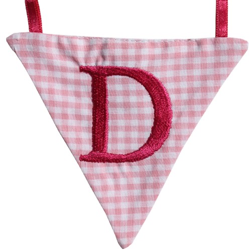 Wimpel D - rosa