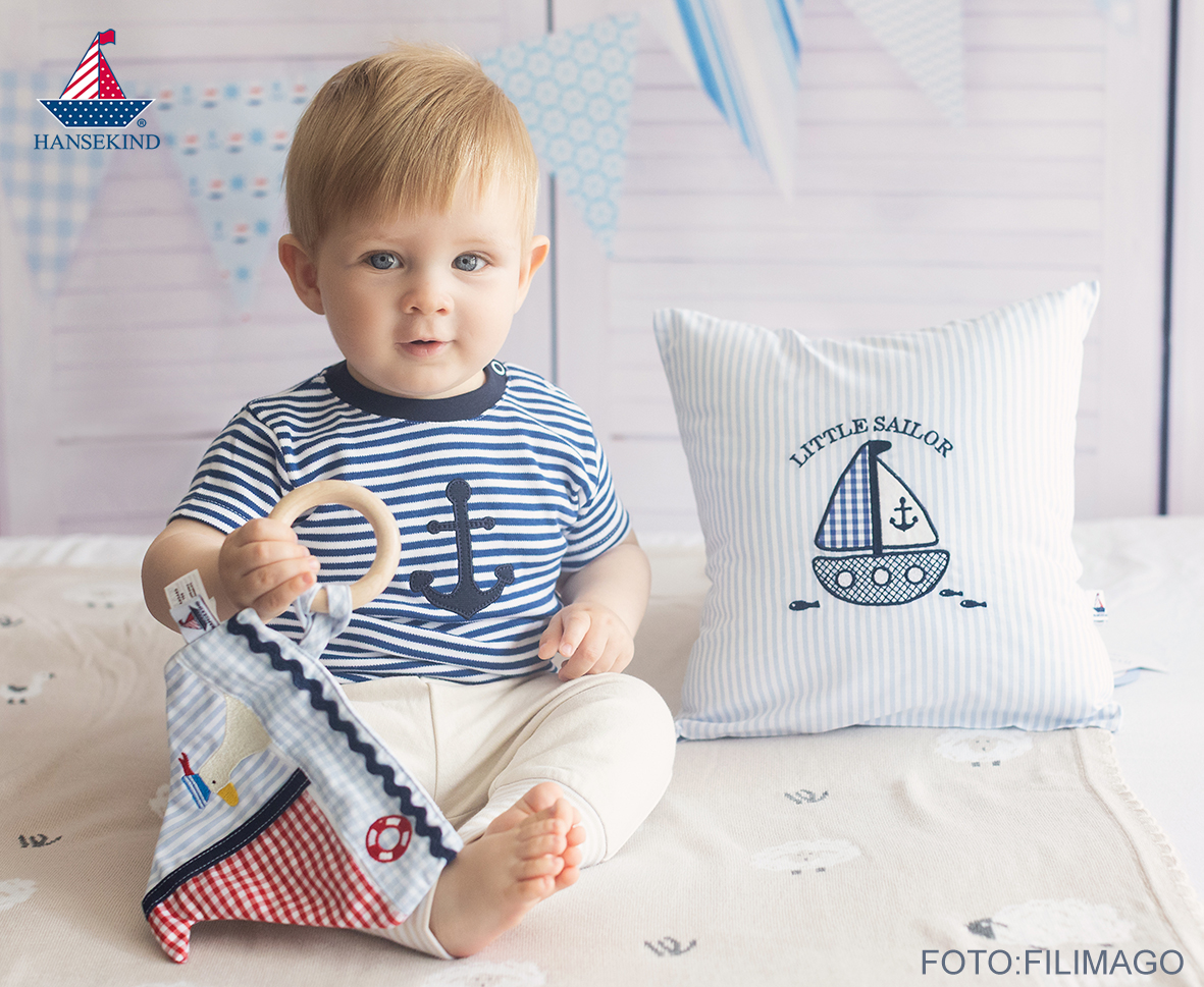 Kinderkissen Little Sailor