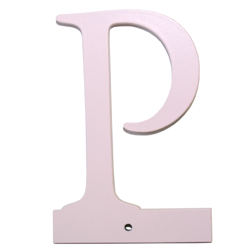 Buchstabe P - rosa