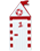 Motiv für die Kindergarderobe Strandhaus