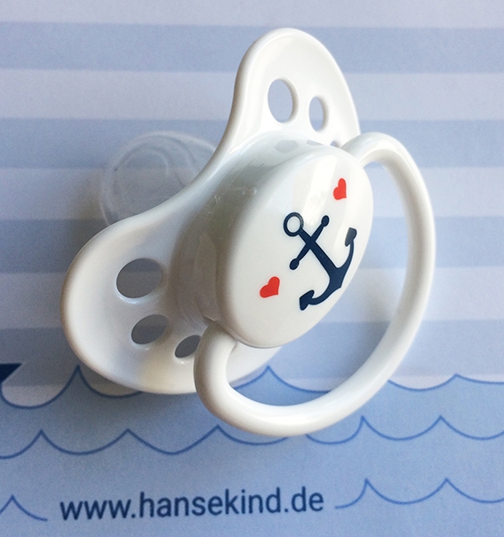 Schnuller, Druck Anker, Made in Germany
