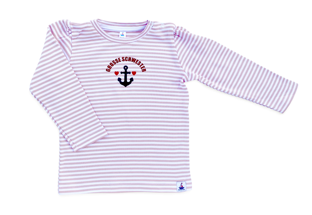 Willkommens-Geschwister T-Shirt Gr. 98-104|Geschenk zur Geburt von Hansekind