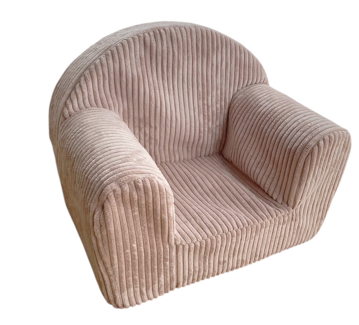 Kindersessel Cord altrosa mit waschbarer Husse