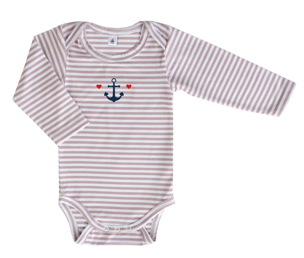 Geschenk-Set Rosa 62/68 | Geschenk zur Geburt Mädchen mit Bio-Baumwoll Body & Kuschelhase