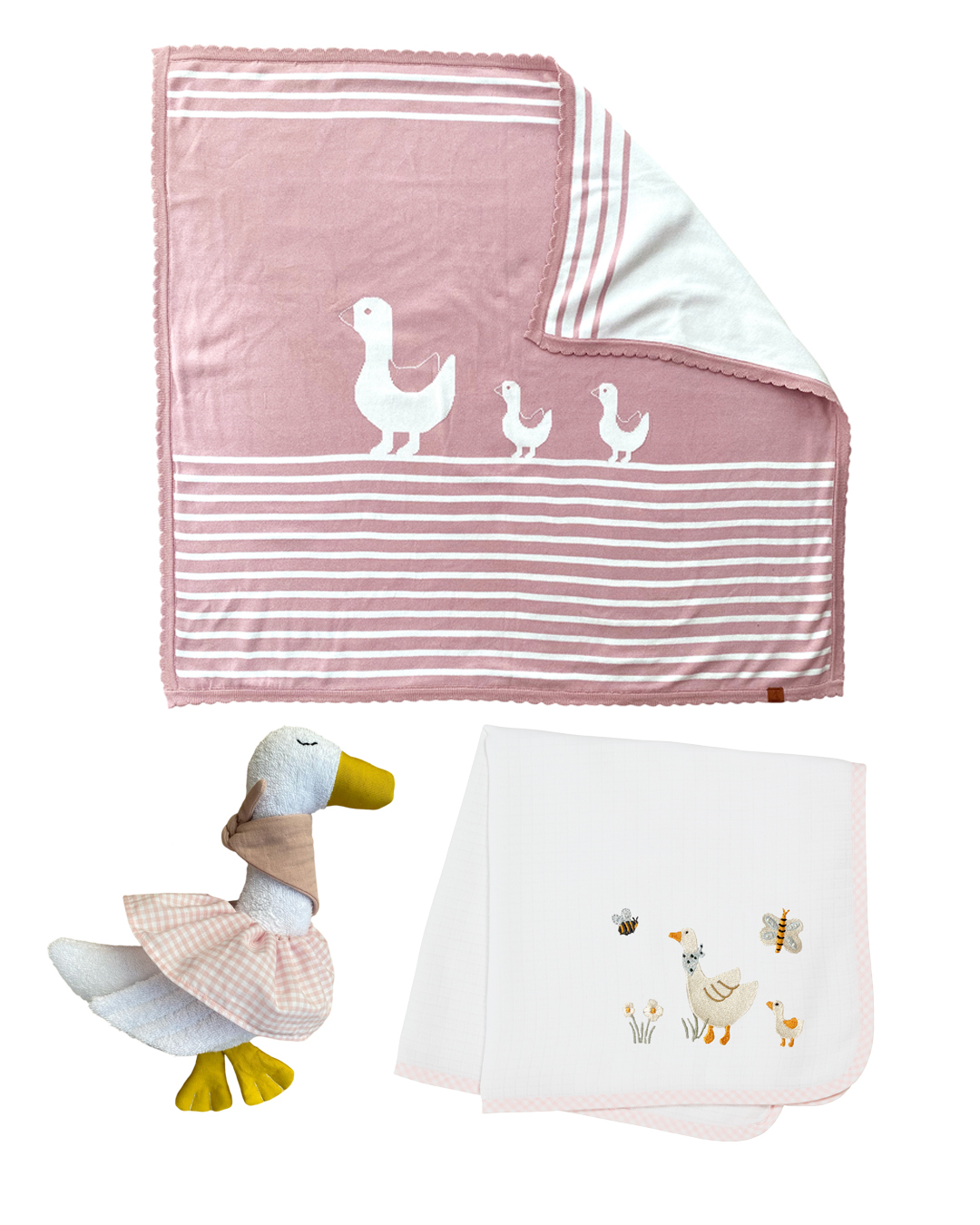 3-teiliges Set Gans