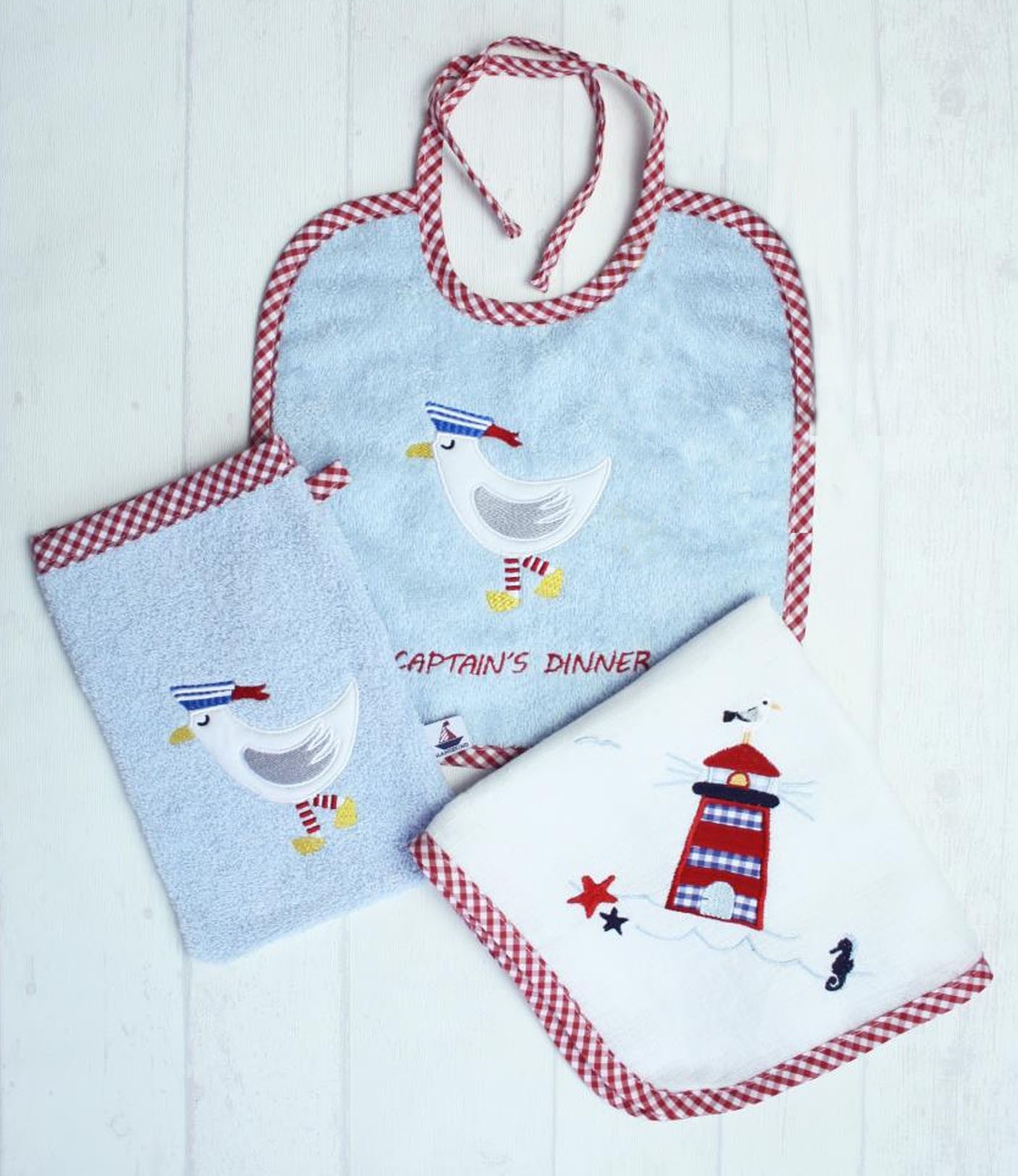 Set Möwe hellblau
