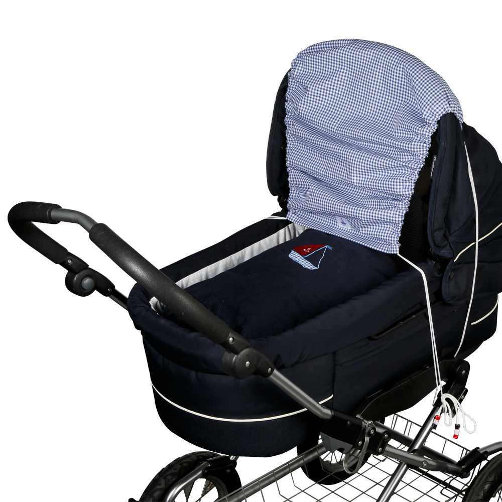 Kinderwagen Sonnensegel navy