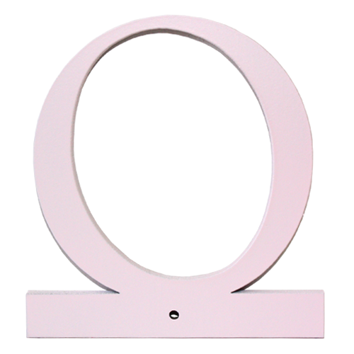 Buchstabe O - rosa