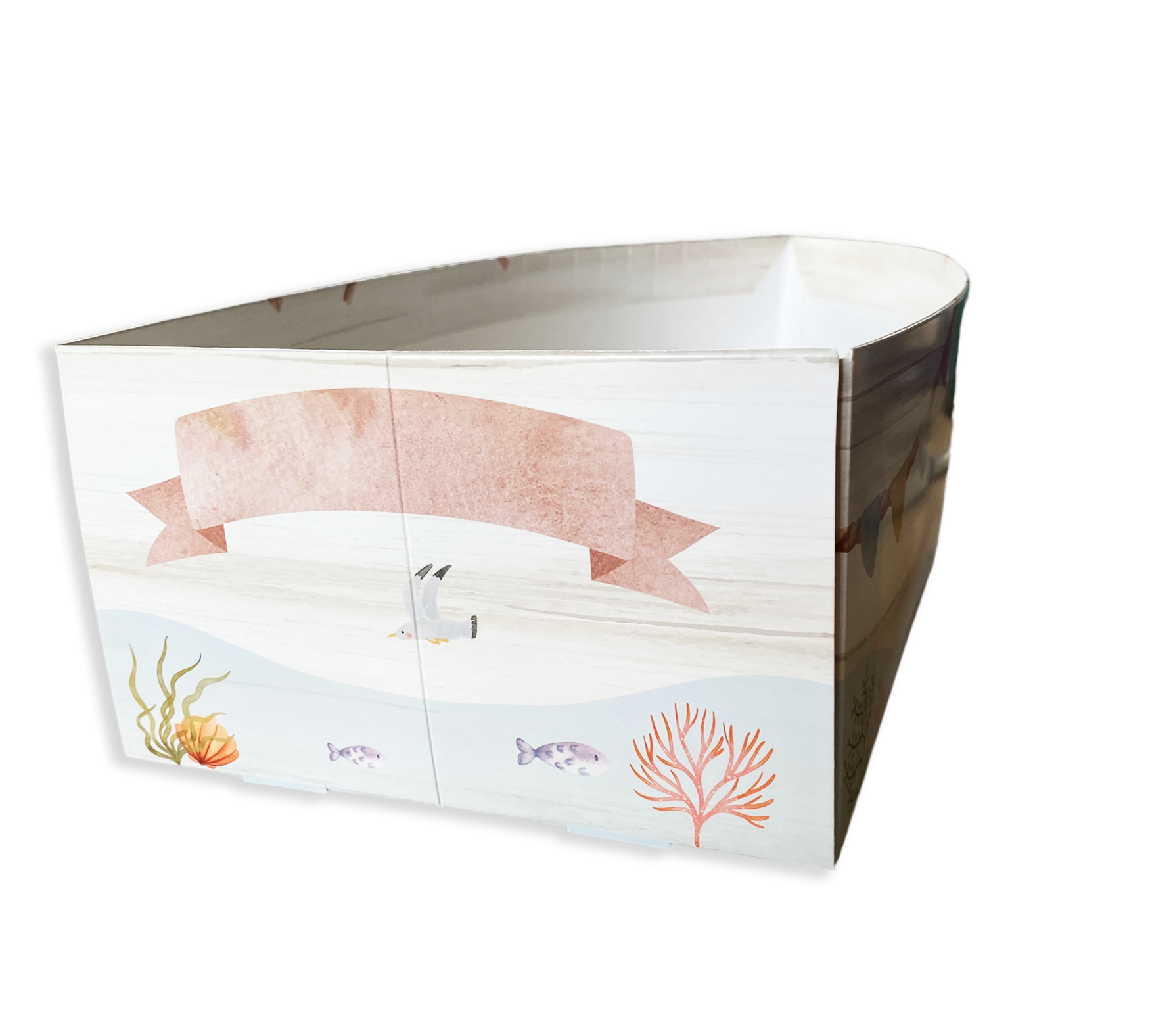 Geschenkschachtel Schiff groß zum Selbstverpacken, 30cm