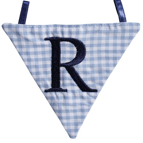 Wimpel R -  blau