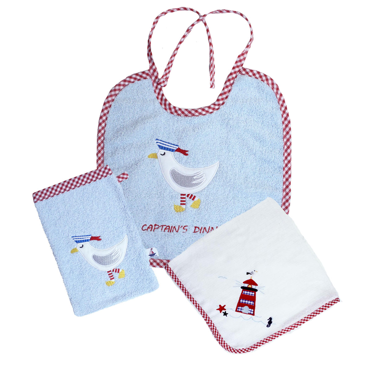 Set Möwe hellblau