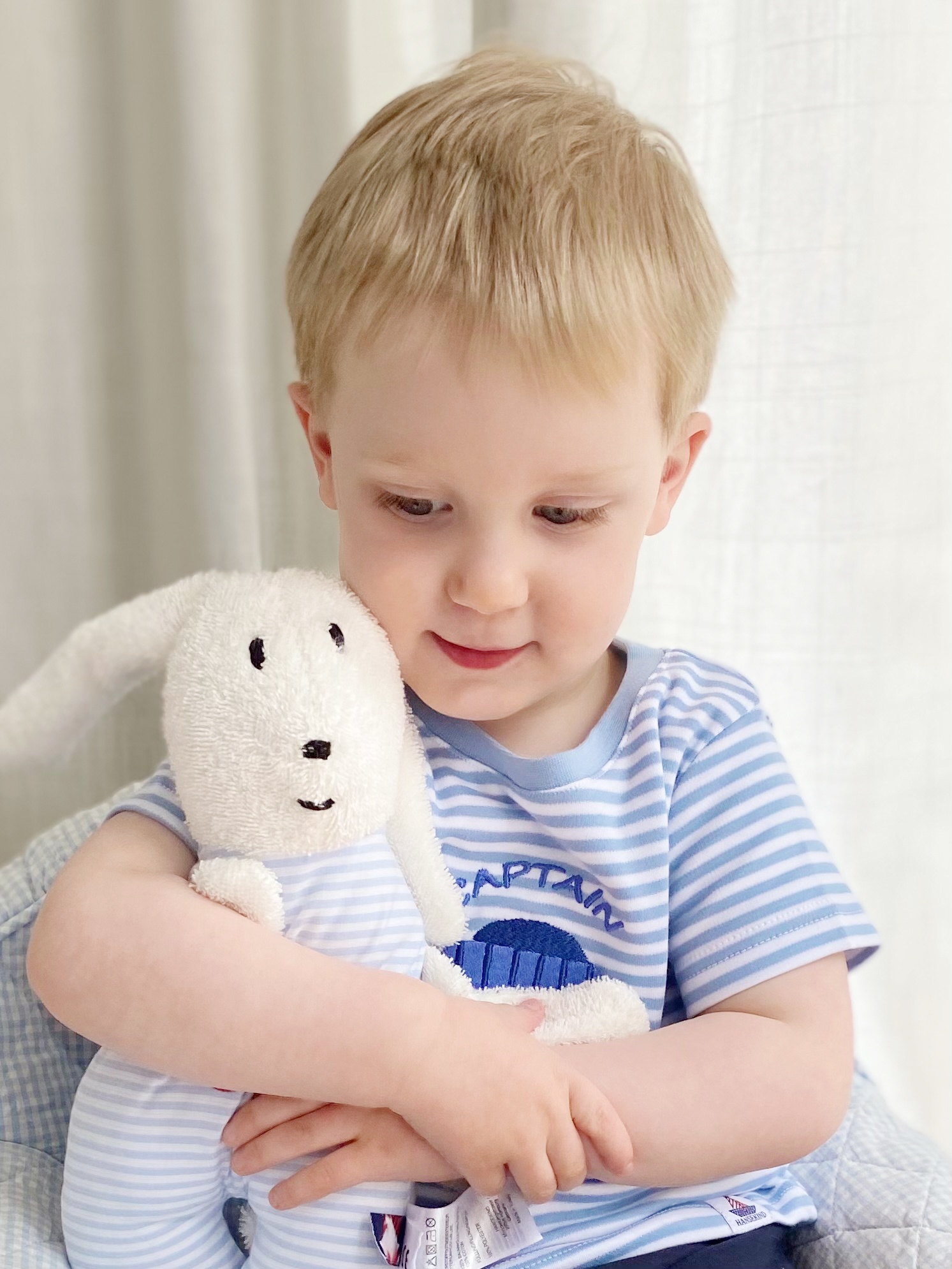 3-teiliges Nestbau Set aus Bio-Baumwolle | Geschenk zur Geburt & Baby Erstausstattung | Hansekind