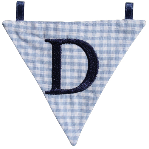 Wimpel D - blau