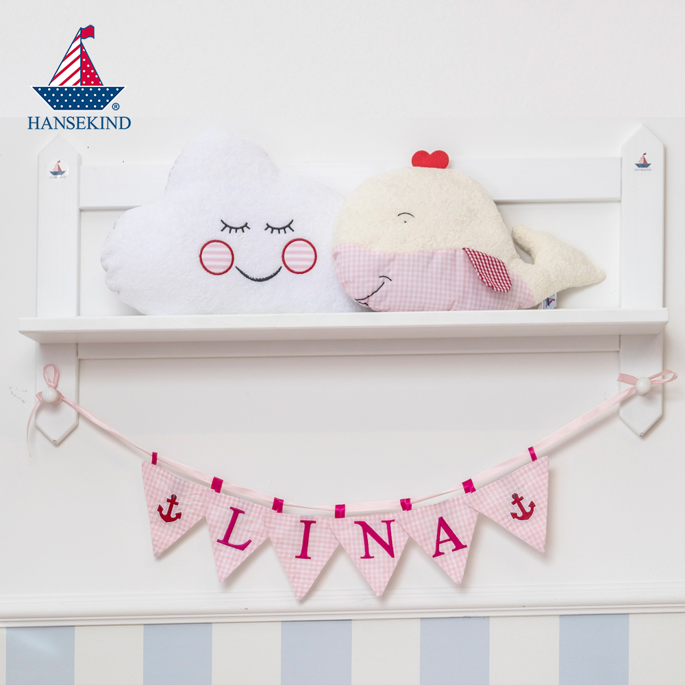 Wimpel Anker rosa