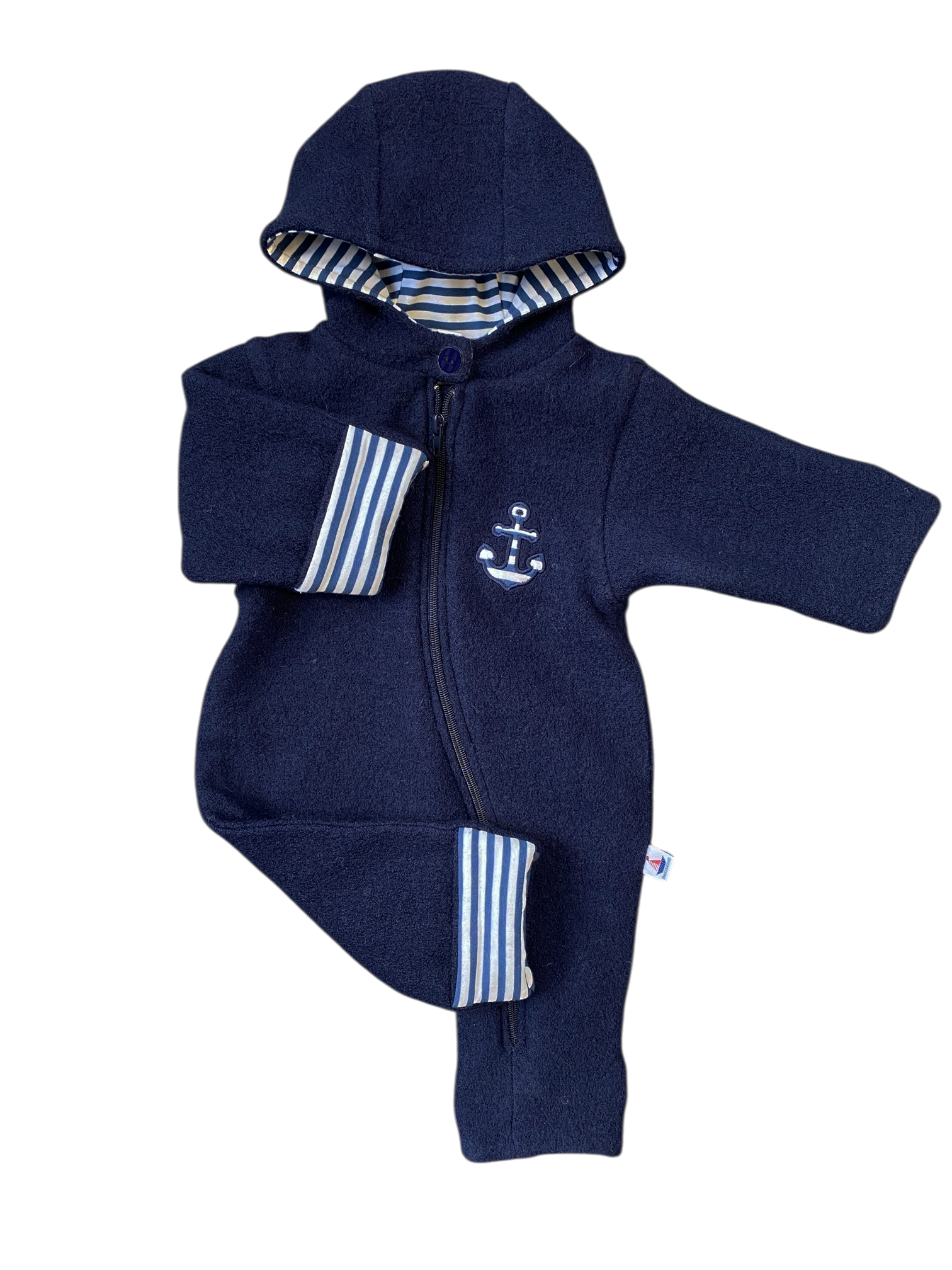 Wollwalkanzug navy, 100% Wolle, Futter BW 3 Größen