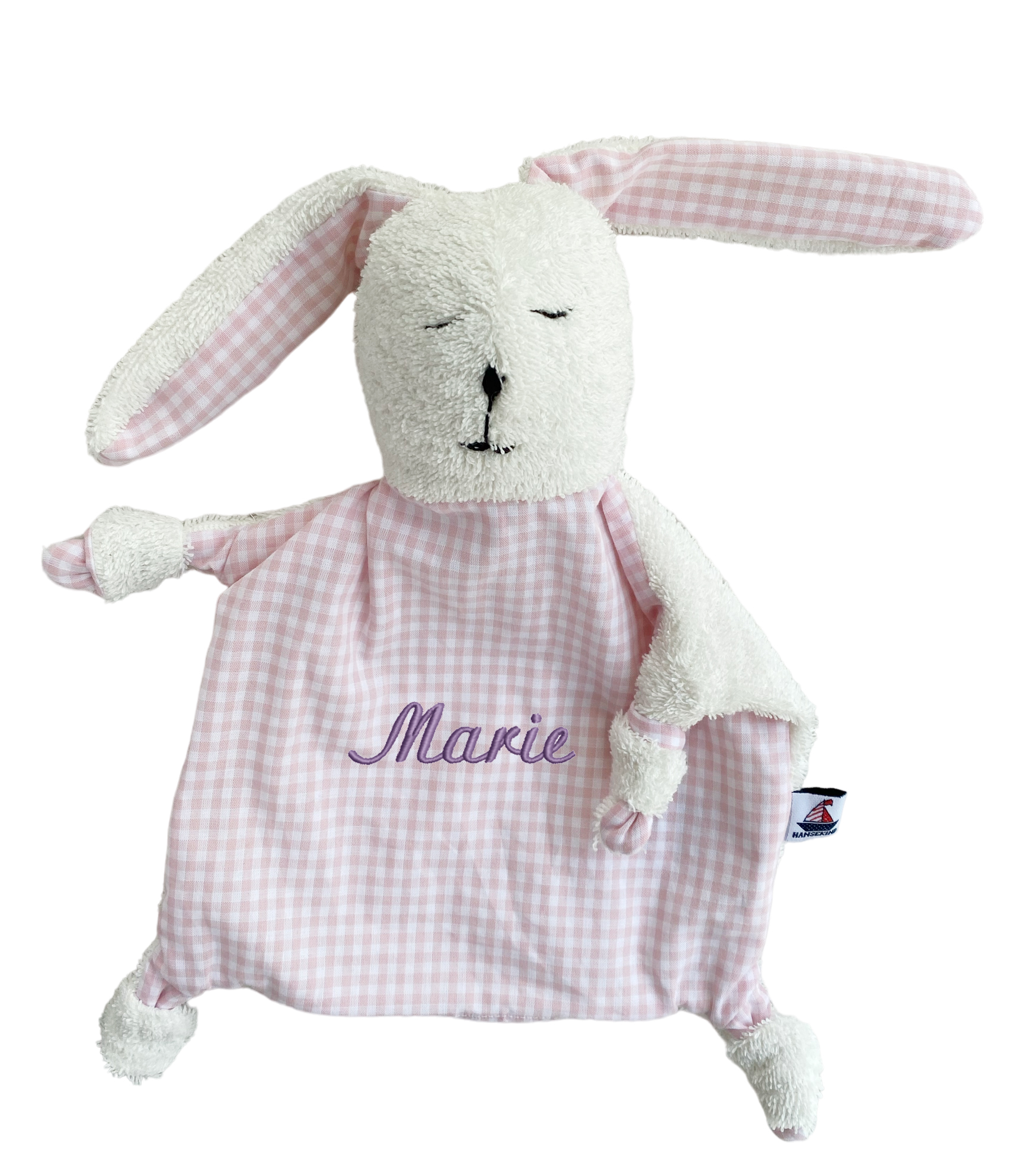 Schnuffeltuch Hase rosa
